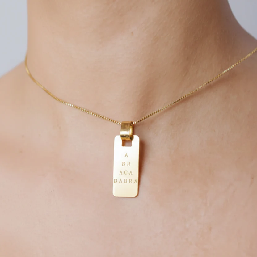 Abracadabra Pendant - Gold - Image 2