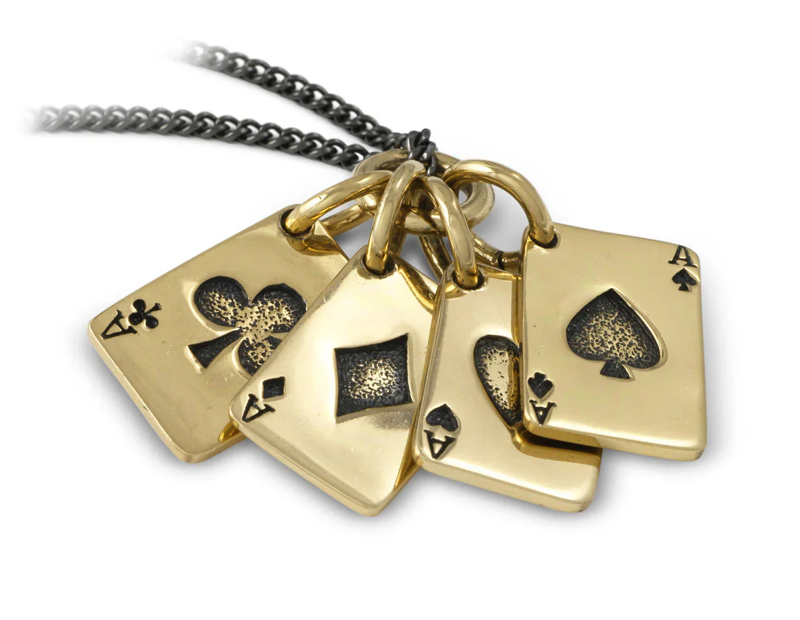 Bronze Aces Necklace - Image 2