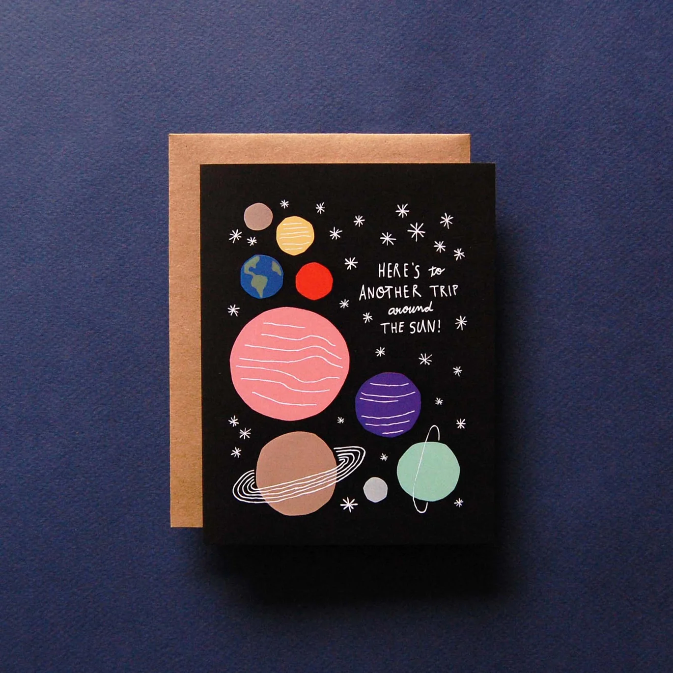 Around The Sun Birthday Card - Image 2