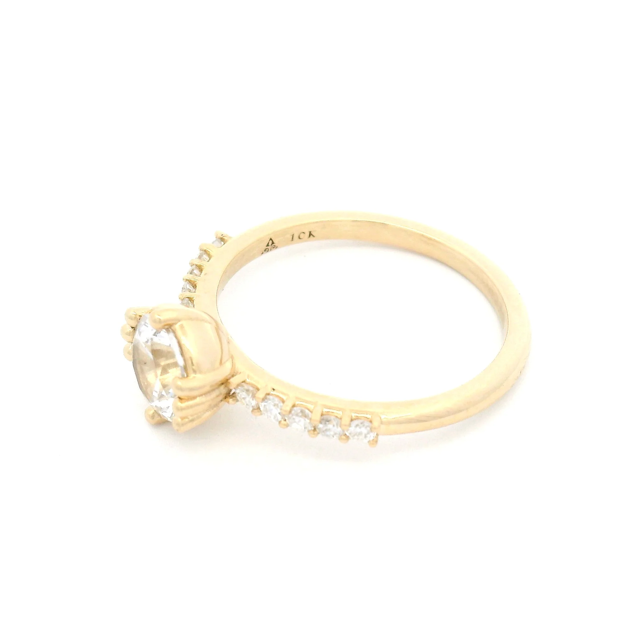 Lab-Grown White Sapphire with Lab Accents - Image 8