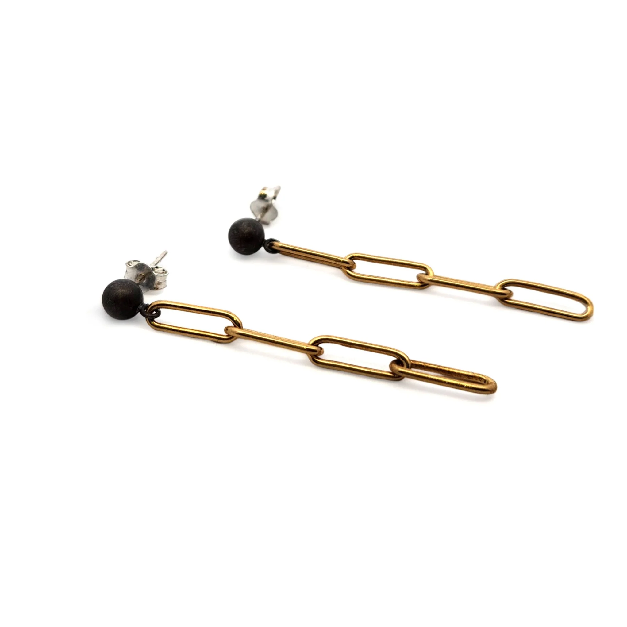 Ball Chain Earrings - Image 2