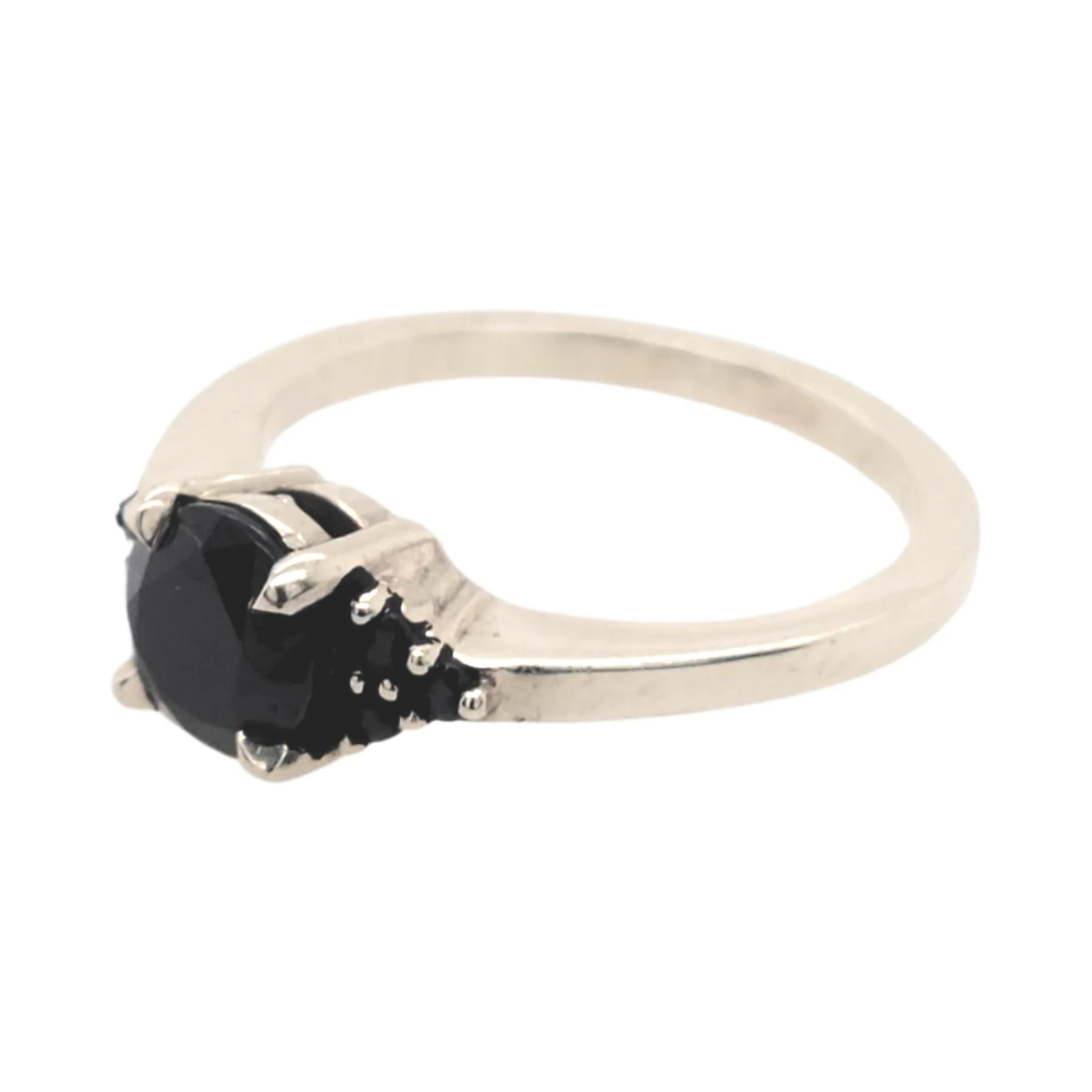 Black Spinel Claw Ring - Image 2