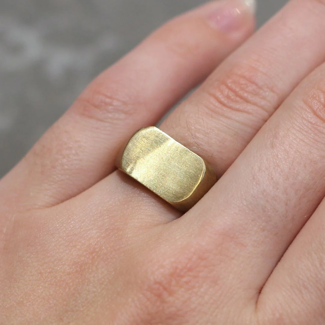 Brass Signet Ring - Image 3