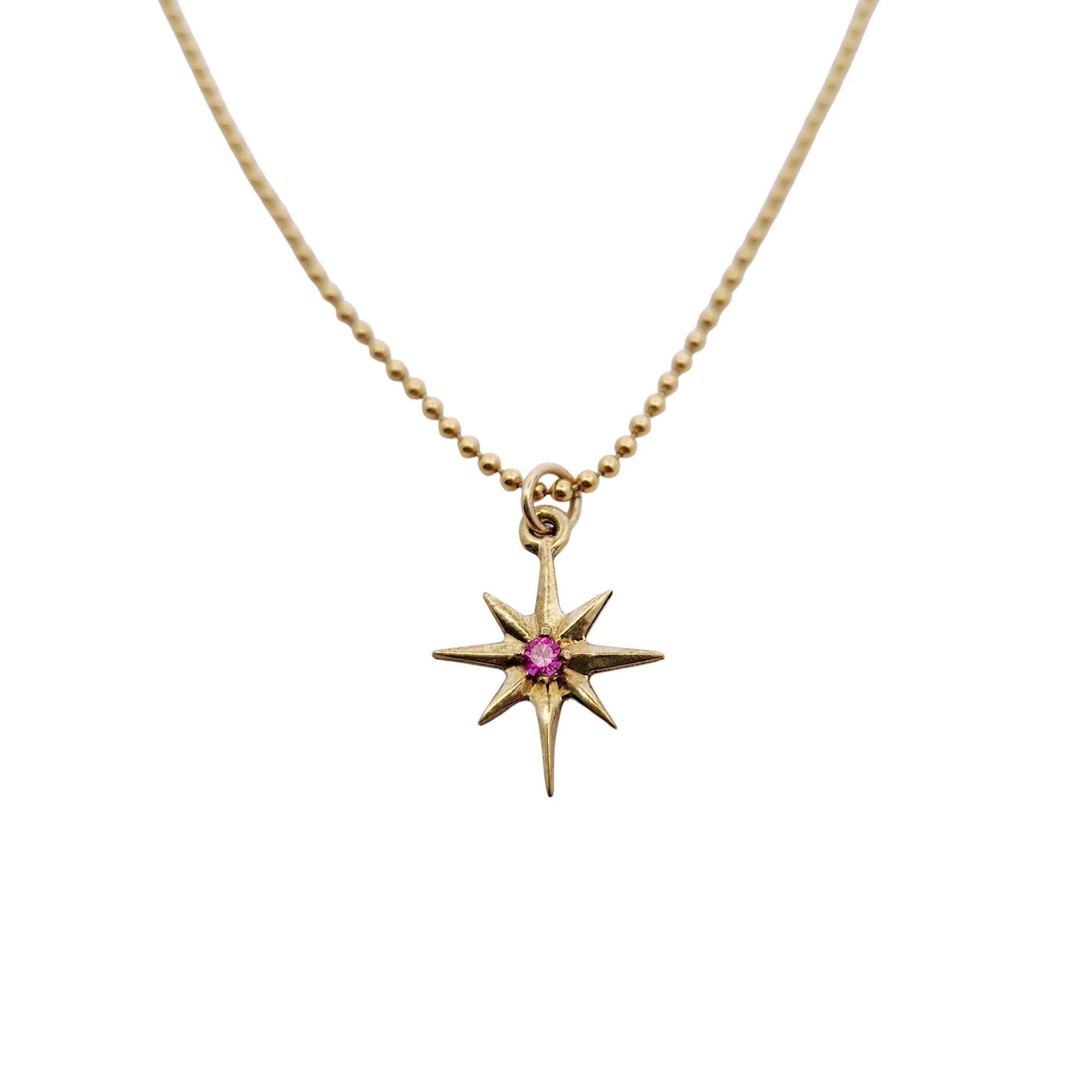 Brass Star Burst Necklaces - Image 6