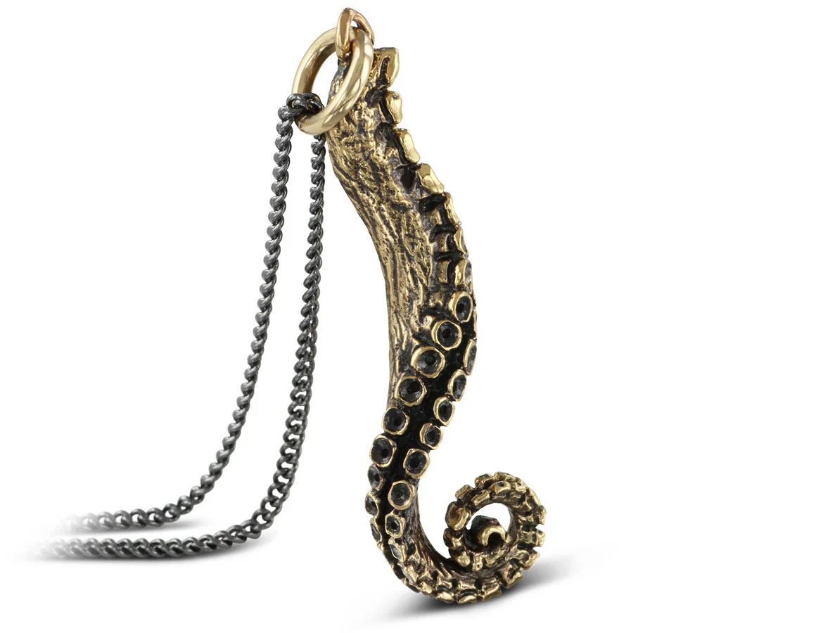 Bronze Tentacle Pendant - Image 2