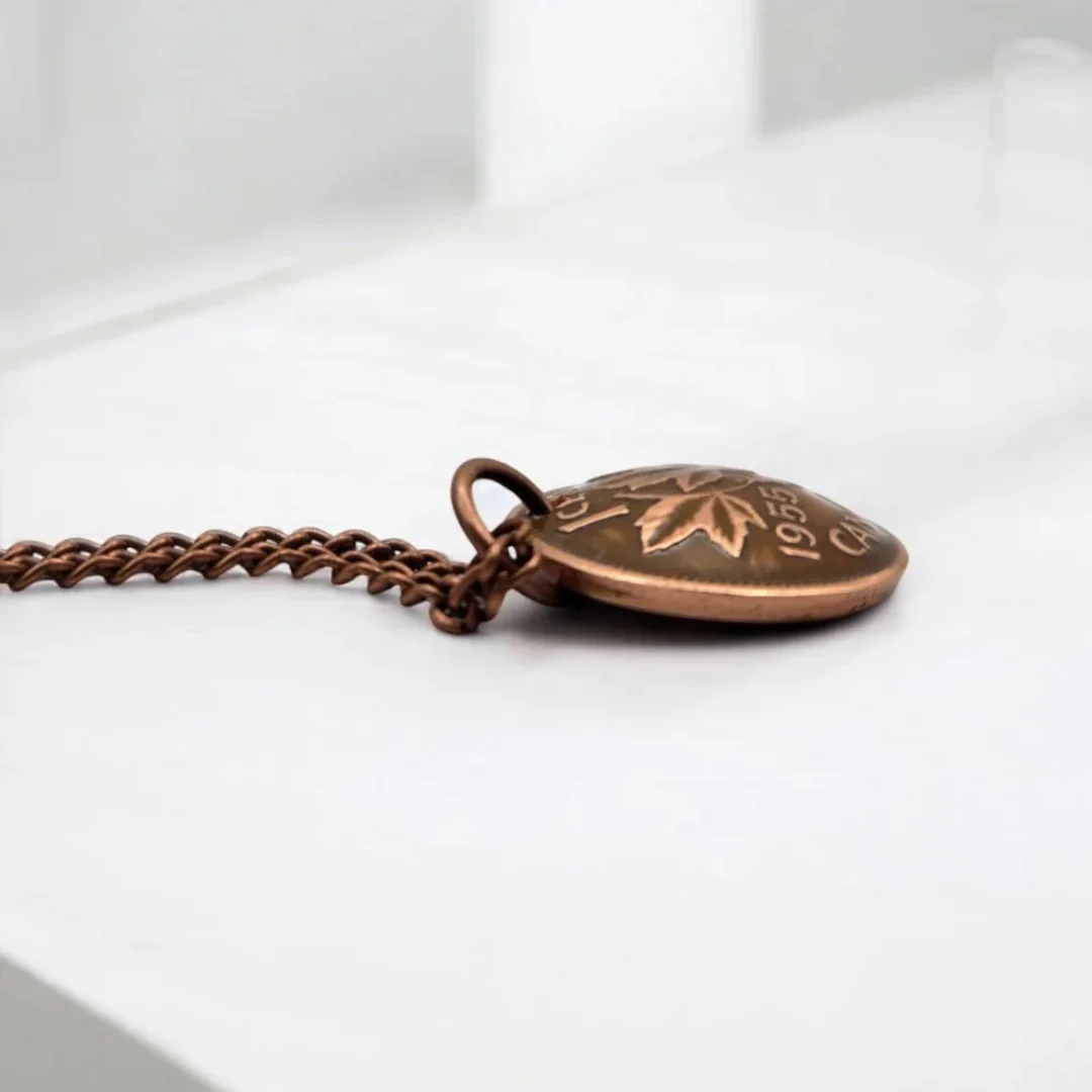 Canadian Penny Coin Necklace - Image 3