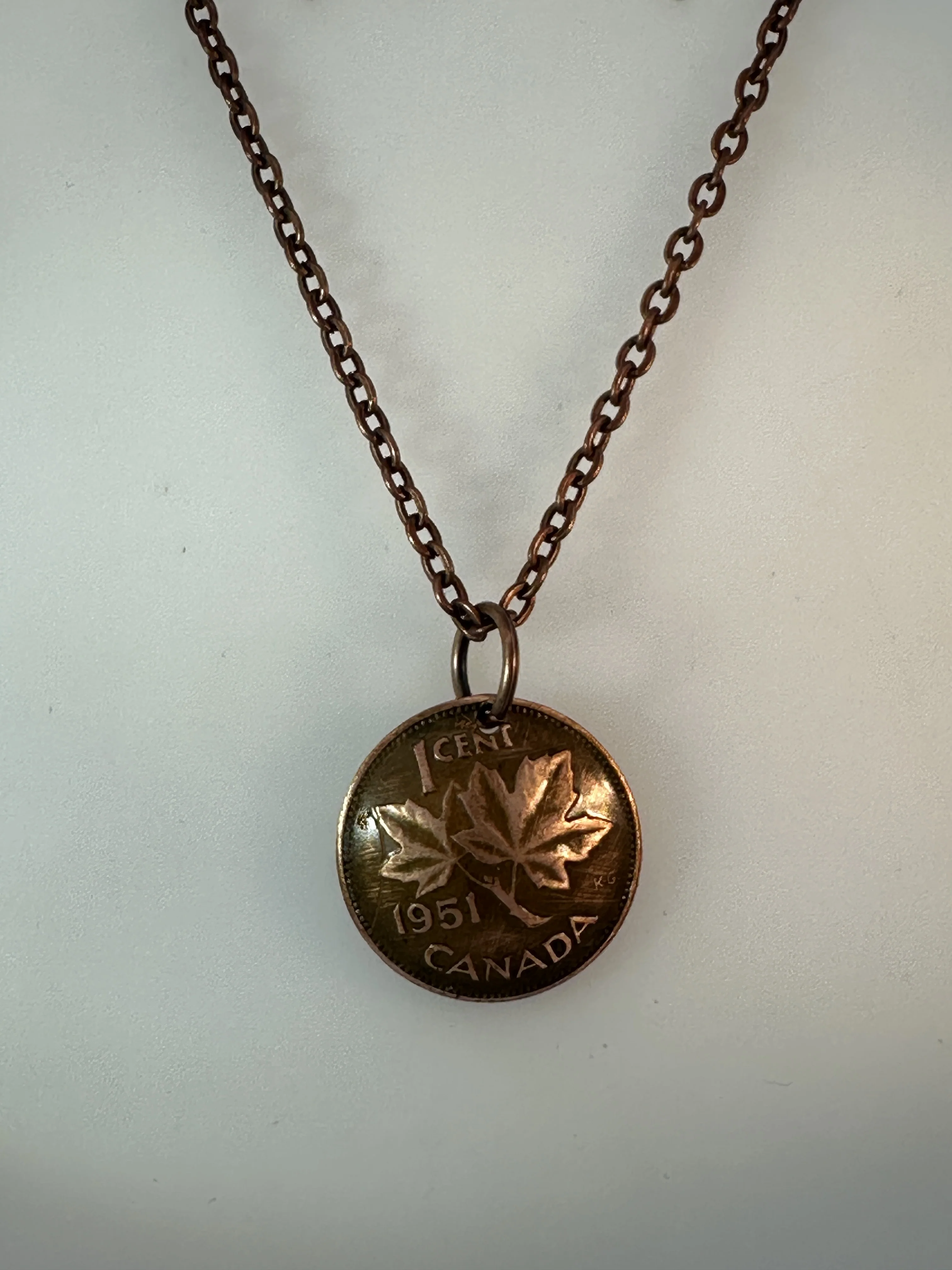 Canadian Penny Coin Necklace - Image 4