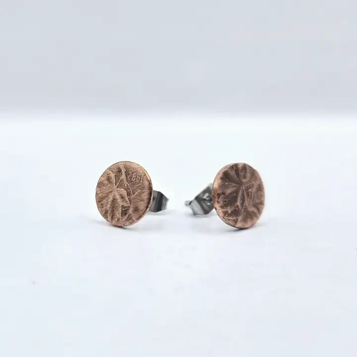 Canadian Penny Coin Studs - Image 5