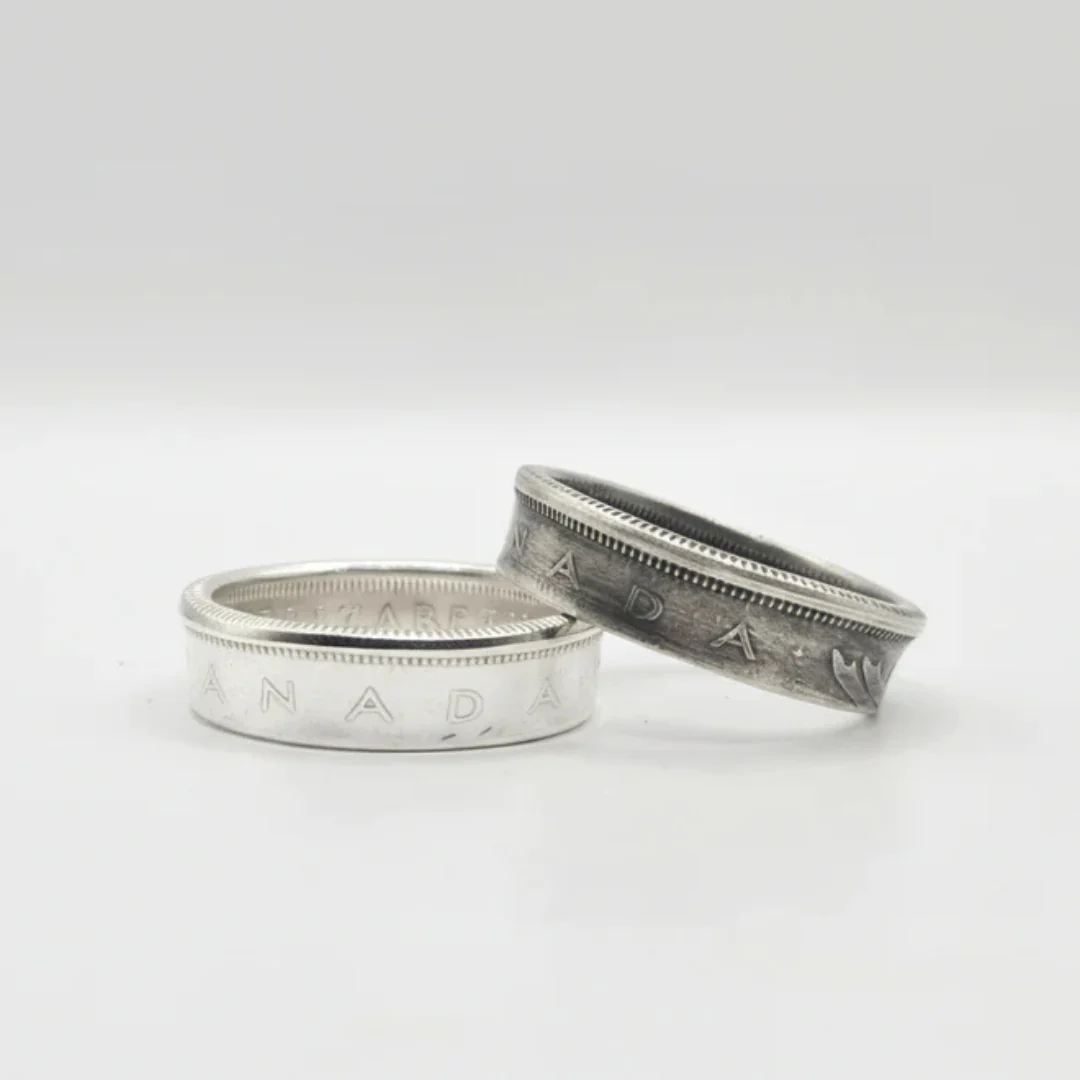 Canadian Quarter Coin Ring - Image 2