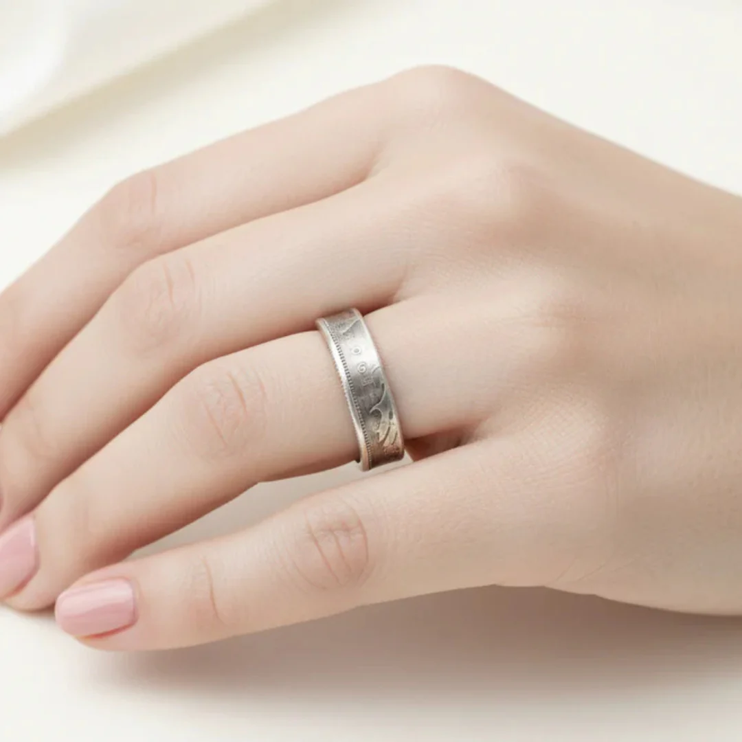 Canadian Quarter Coin Ring - Image 4