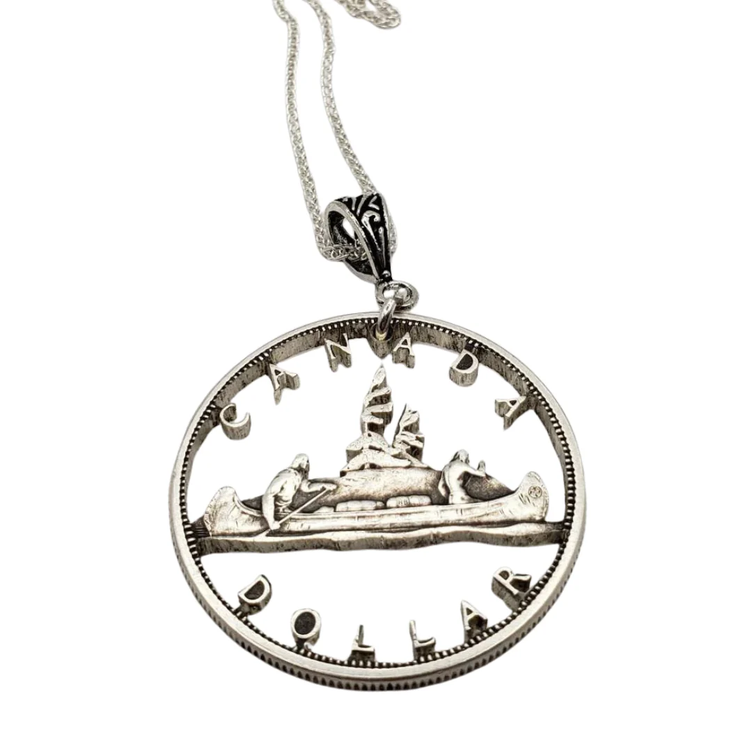 Canadian Silver Dollar Pendant - Image 2