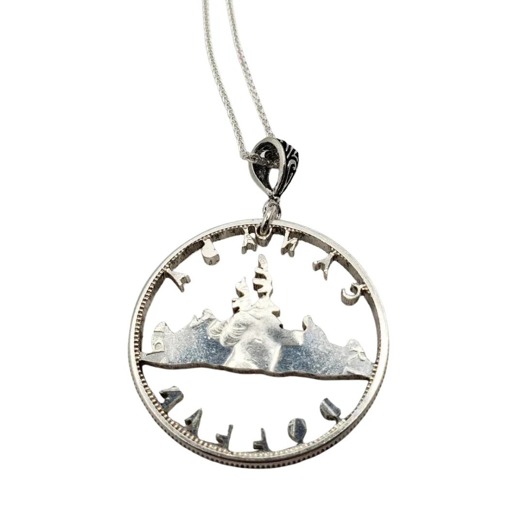 Canadian Silver Dollar Pendant - Image 3