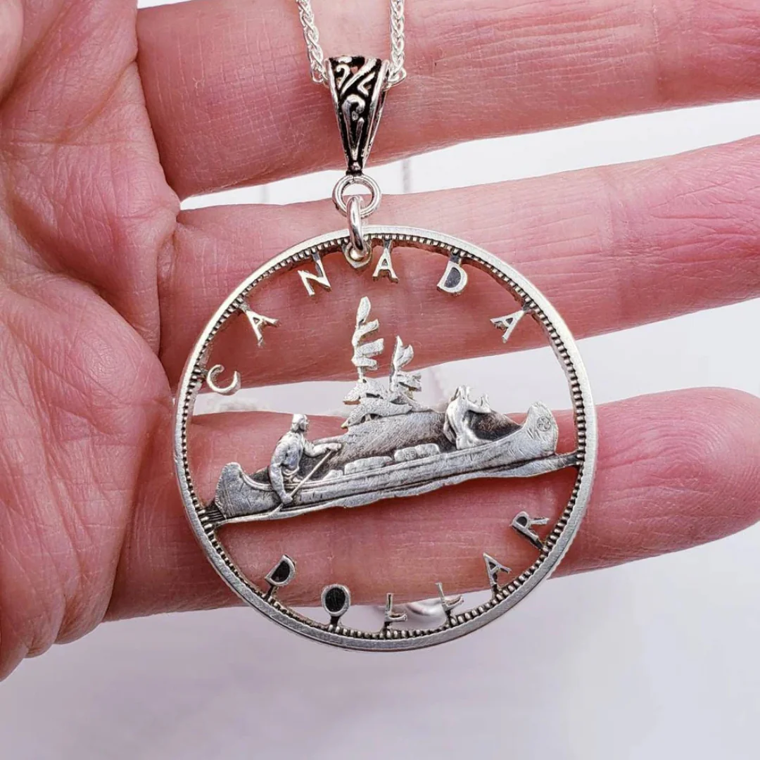 Canadian Silver Dollar Pendant - Image 5