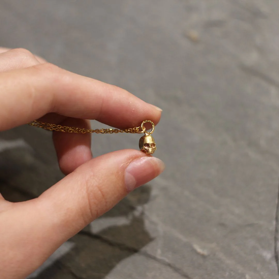 Carved Skull Necklace - Image 2