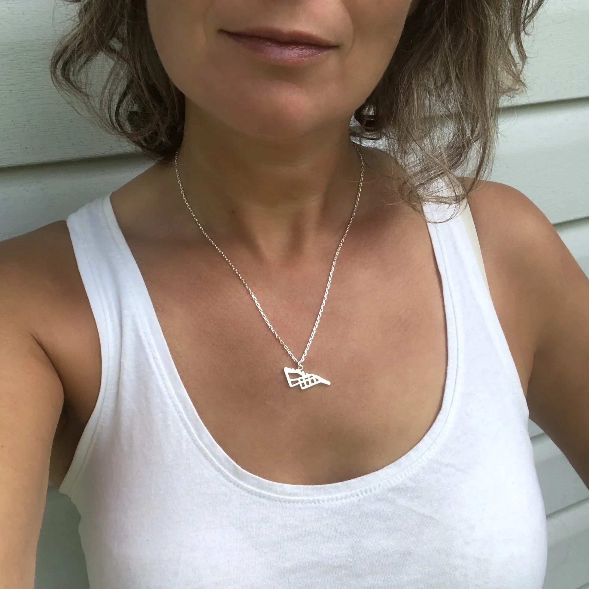 Collingwood Map Pendant - Image 3