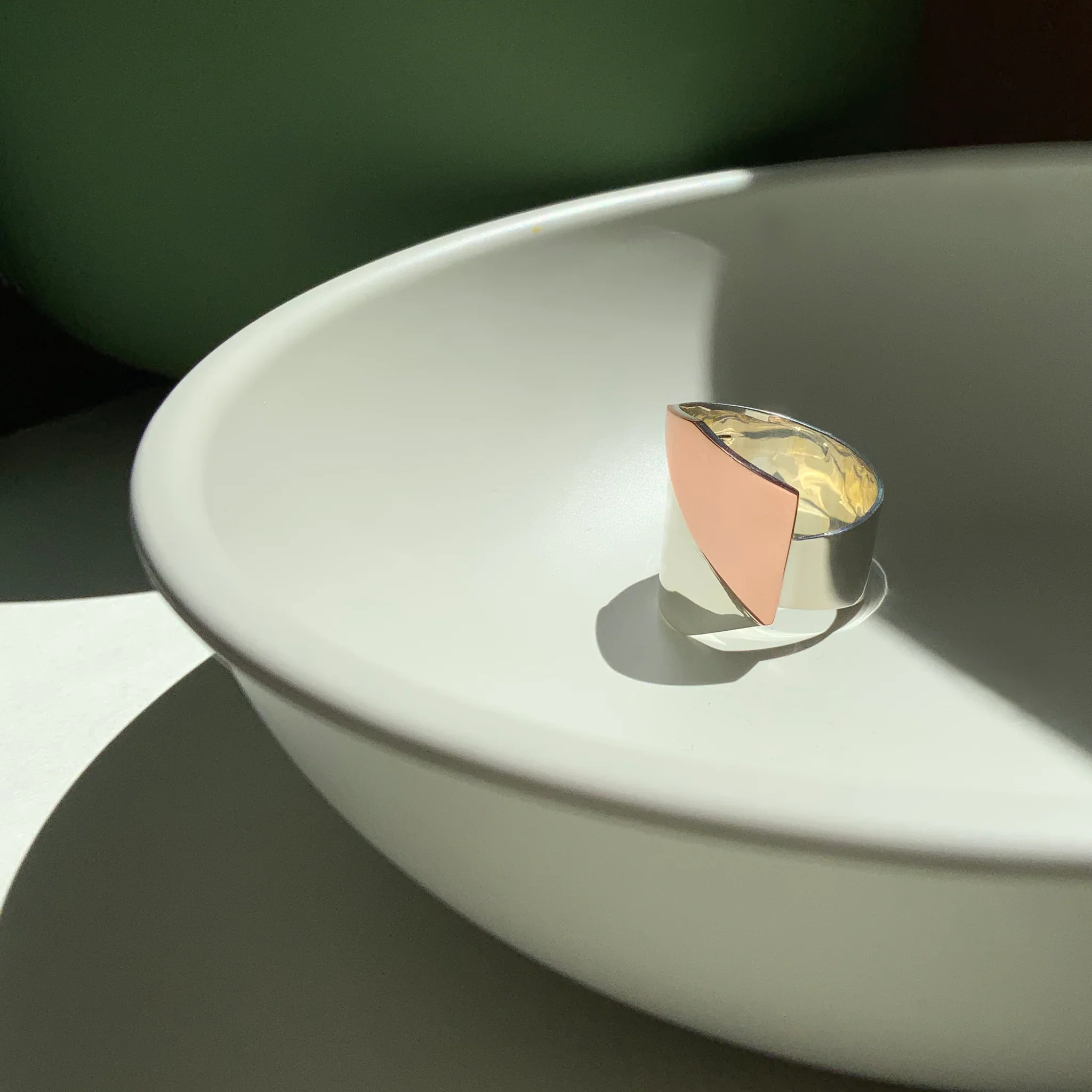 Copper Asymmetrical Ring - Image 2