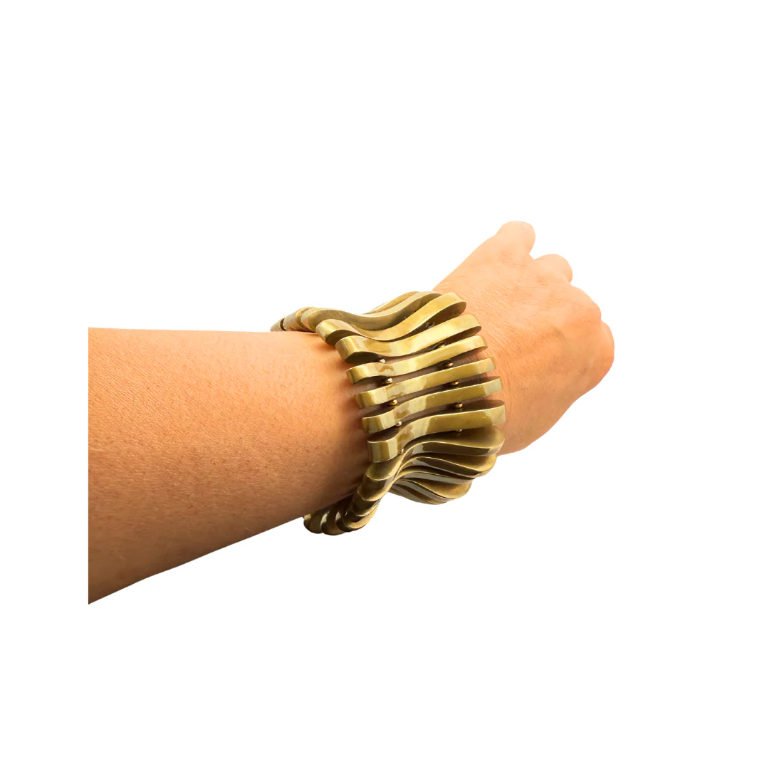Corset Brass Cuff - Image 2
