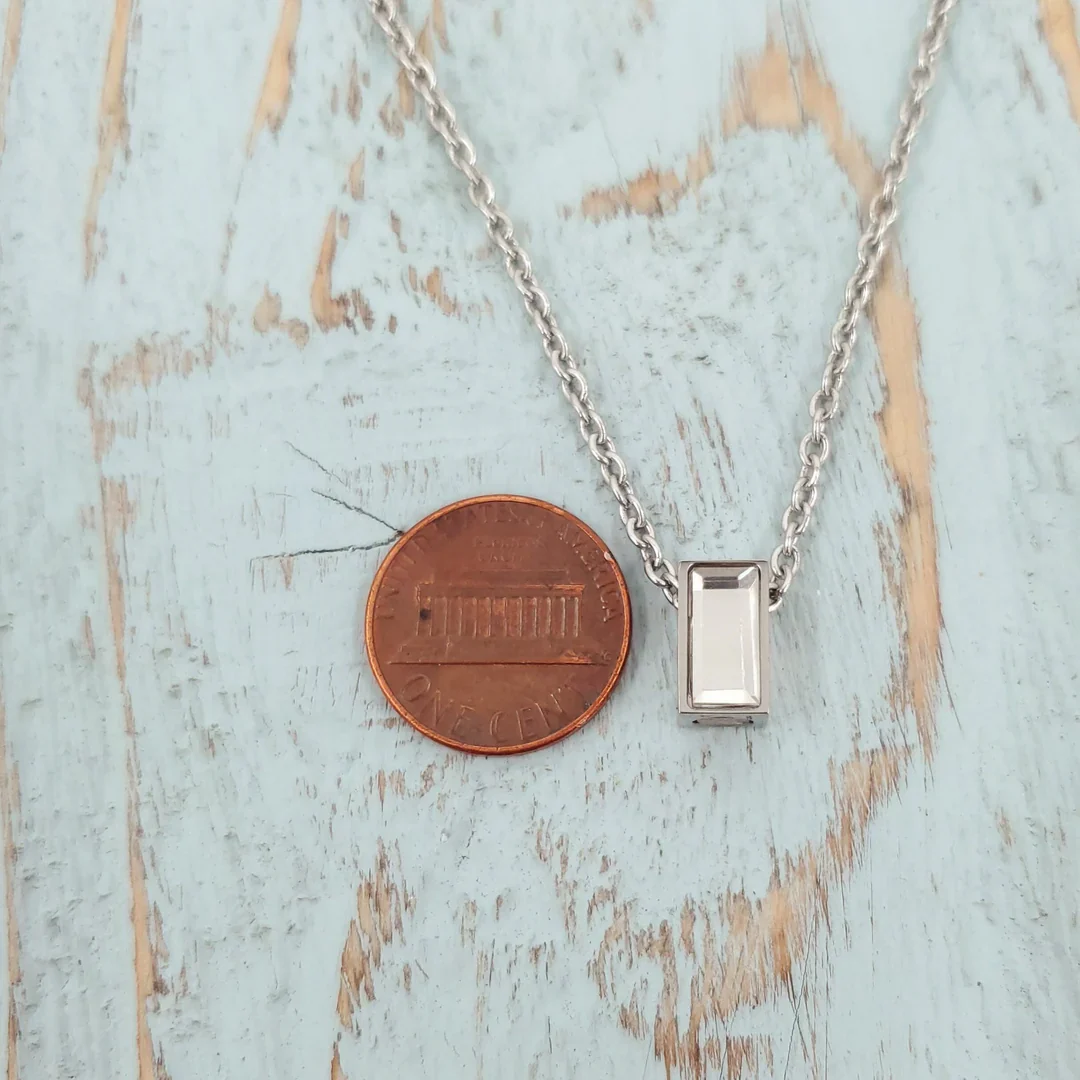 Crystal Cube Urn Necklace - Image 8