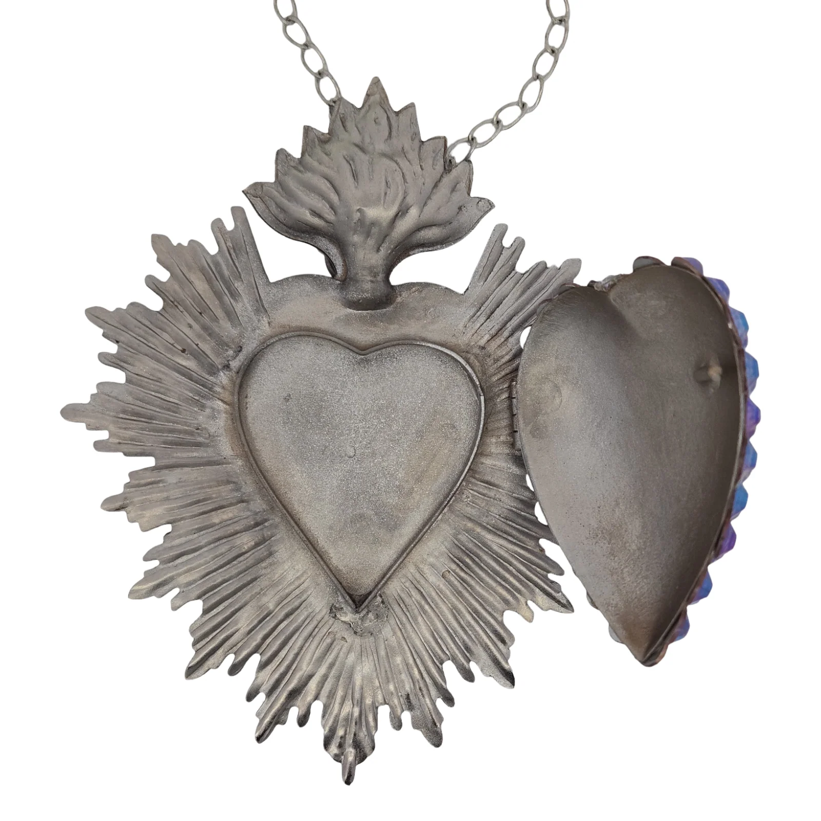 Crystal Heart Necklaces With Lockets - Image 4