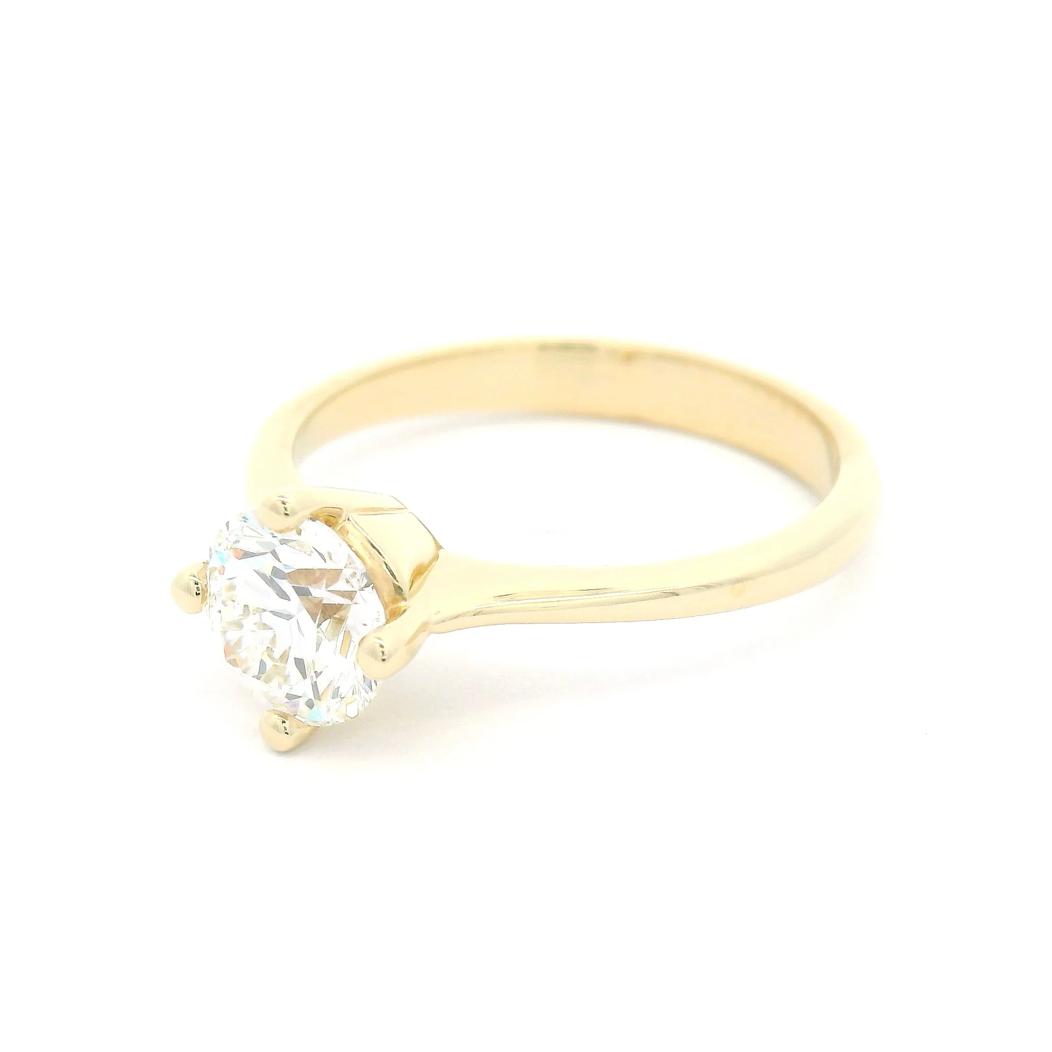 10k Yellow Gold NSEW Solitaire with 1.05ct Lab Grown Diamond - Image 2
