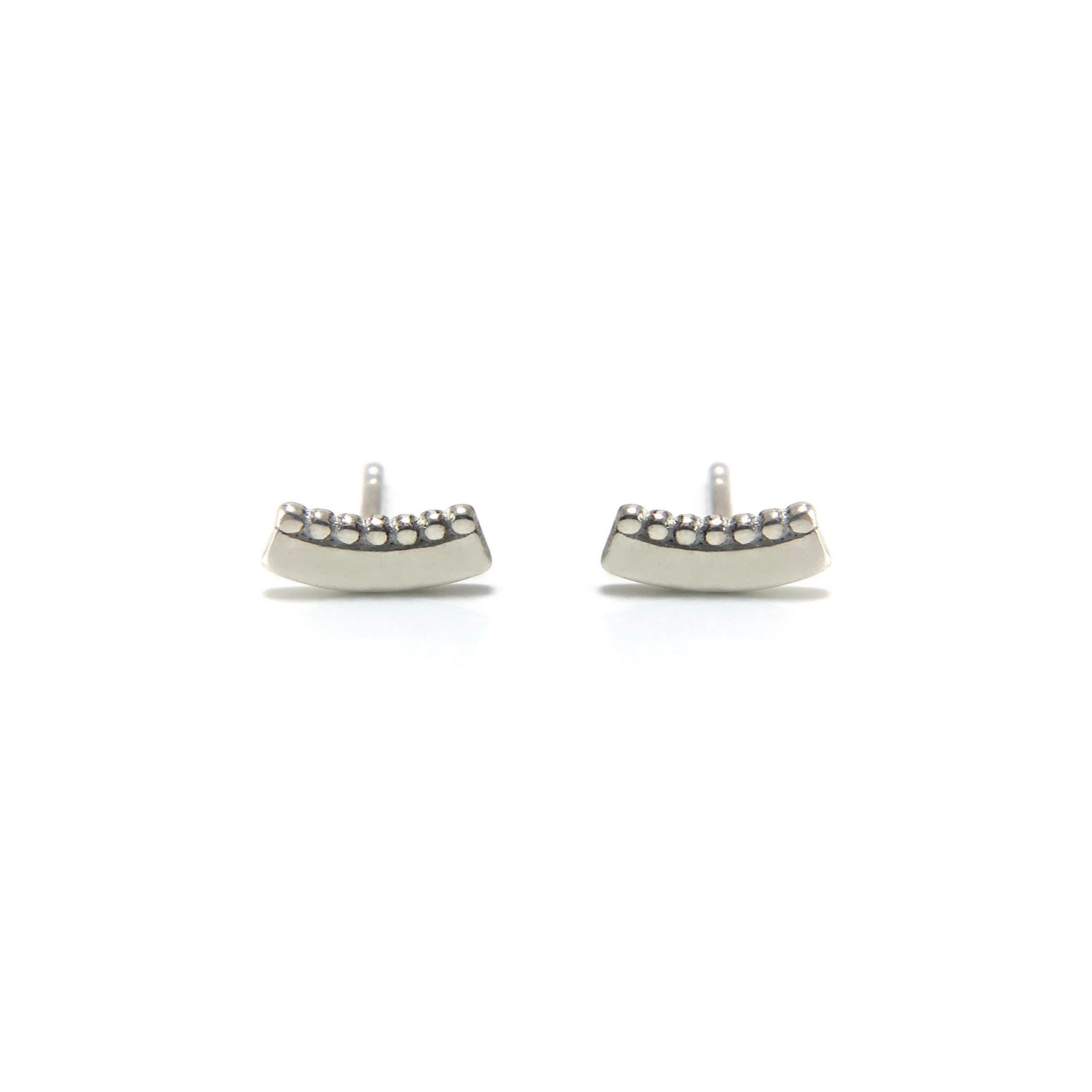 Curved Beaded Bar Studs - Image 2