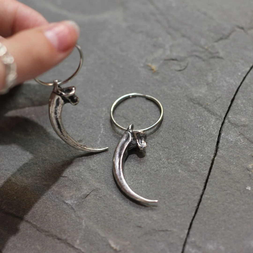 Eagle Talon Hoop Earrings - Image 2