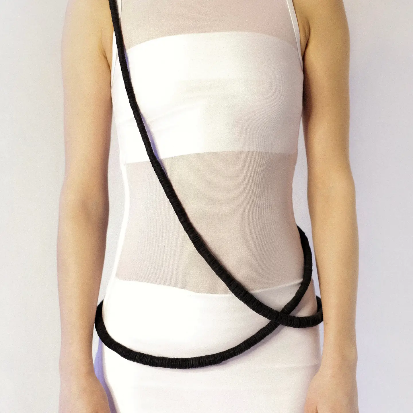 Extra Long Leather Necklace - Image 3