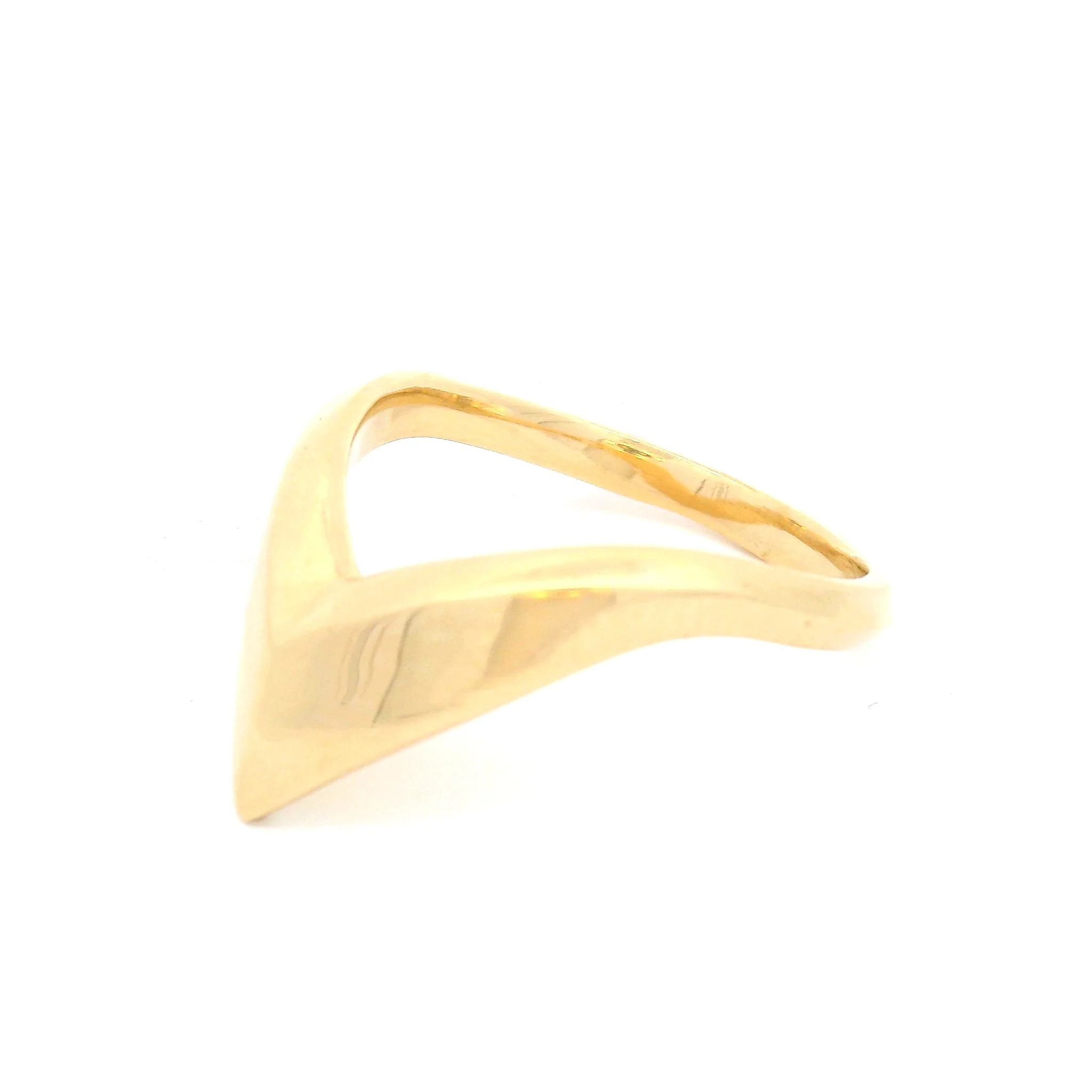 14k Yellow Chevron Diadem Band - Image 2