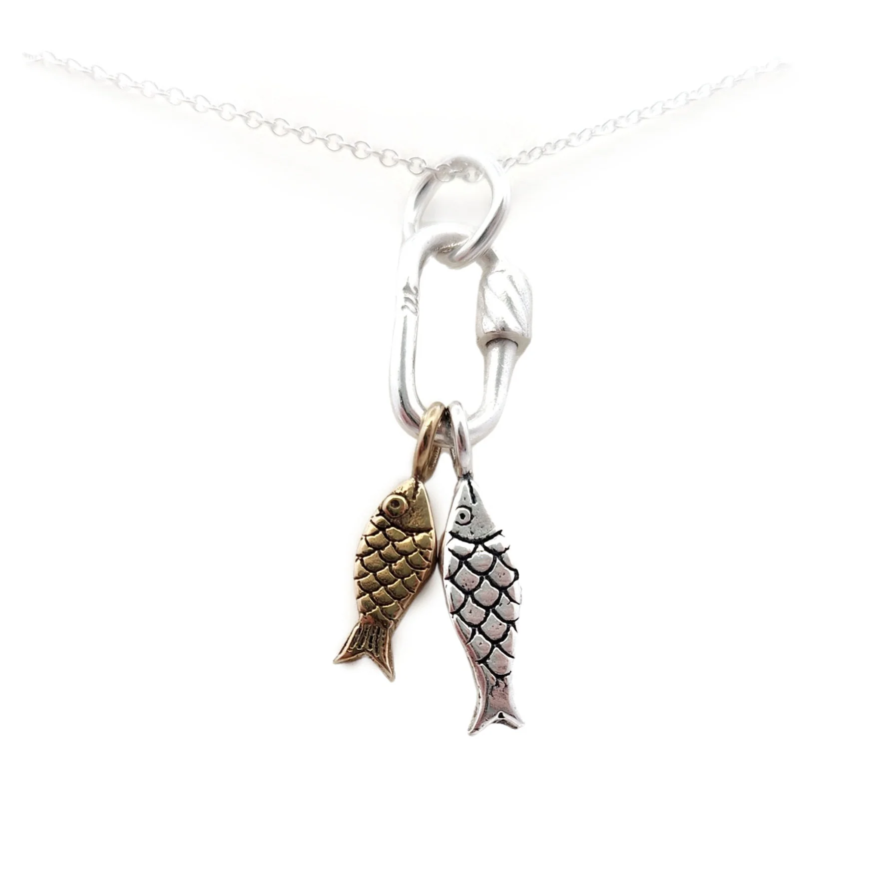 Fish Charm Necklace - Image 2