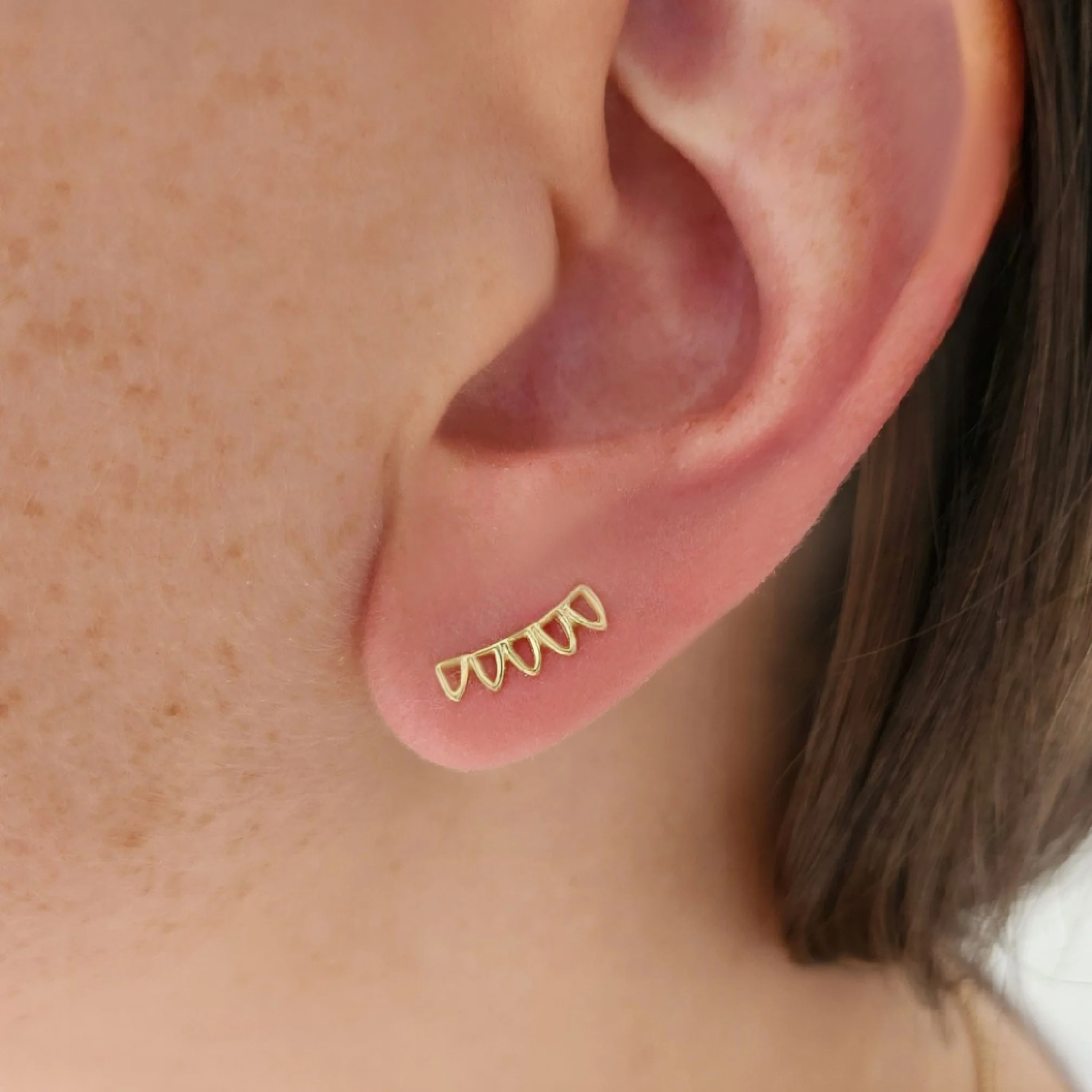 Floral Climber Earrings - Image 2