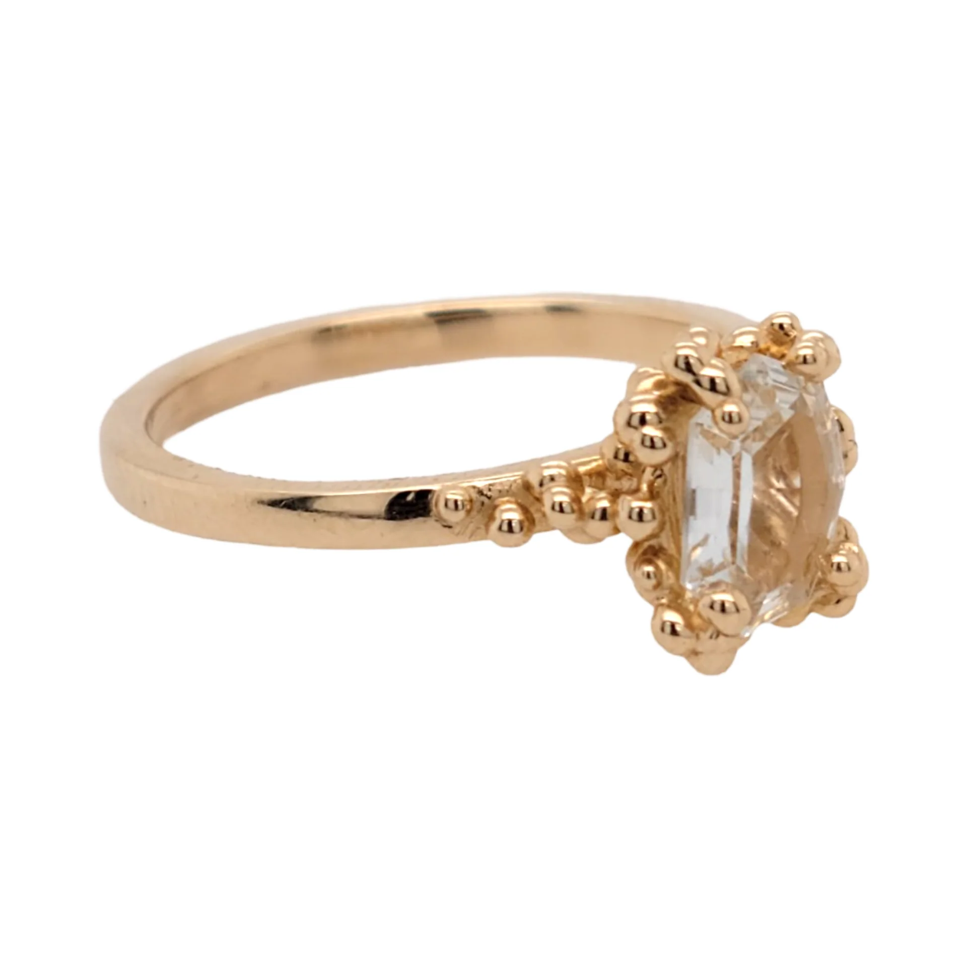 Geo Sapphire Engagement Ring - Image 2