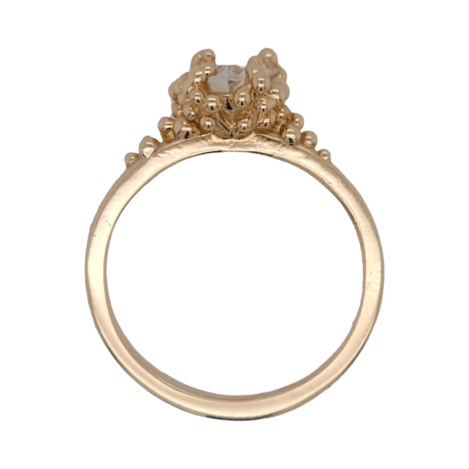 Geo Sapphire Engagement Ring - Image 3