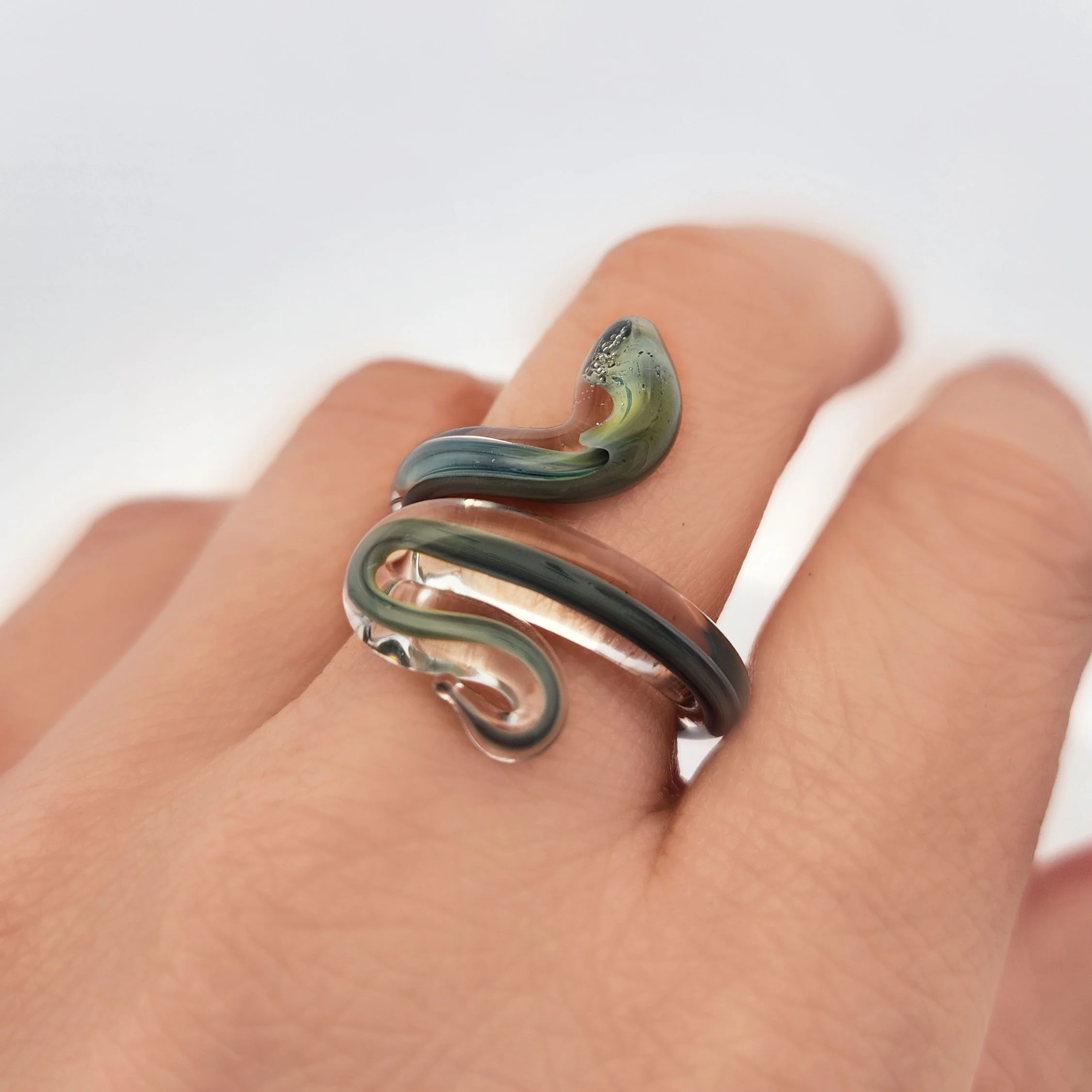 Glass Snake Ring - Image 2