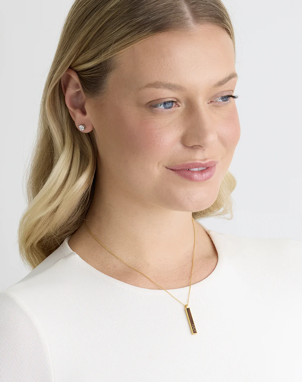 Gold Bar Inlay Pendant - Image 5