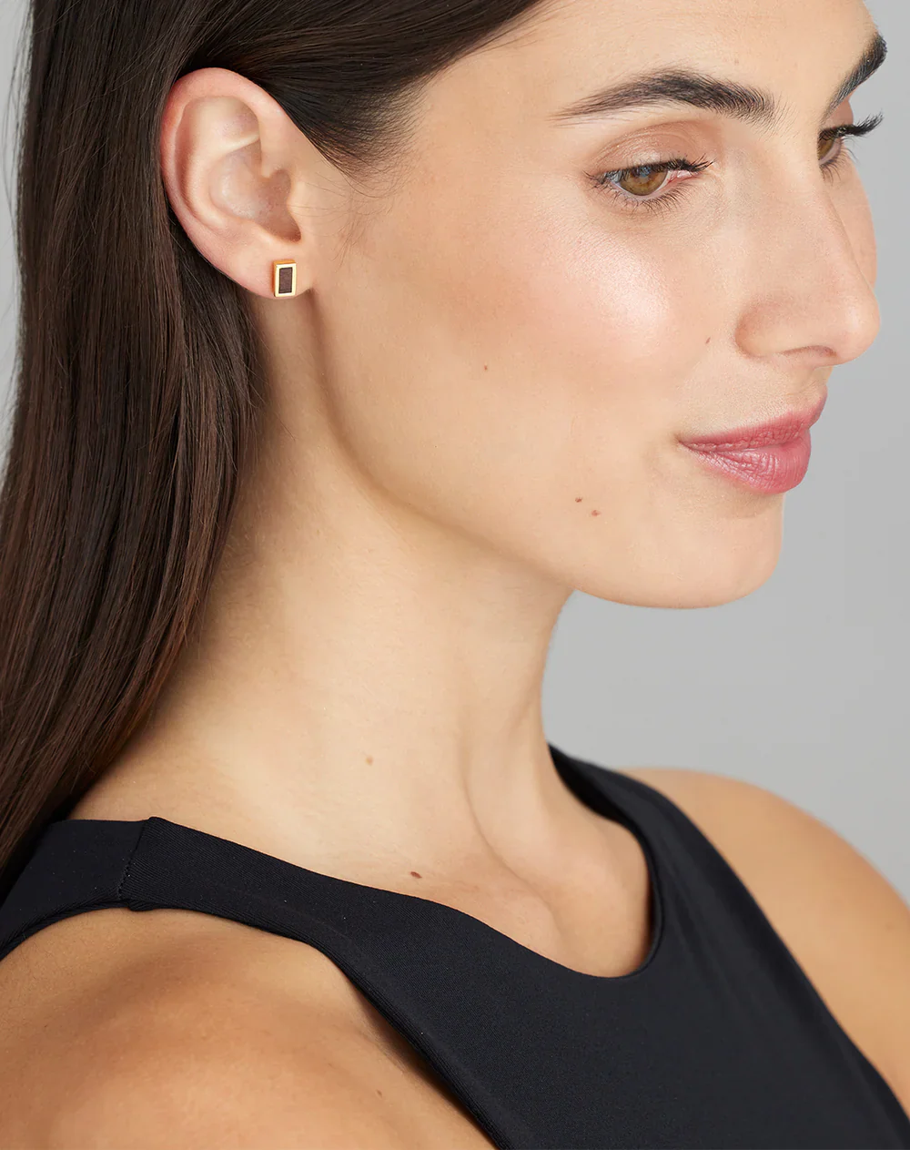 Gold Bar Wood Studs - Image 2