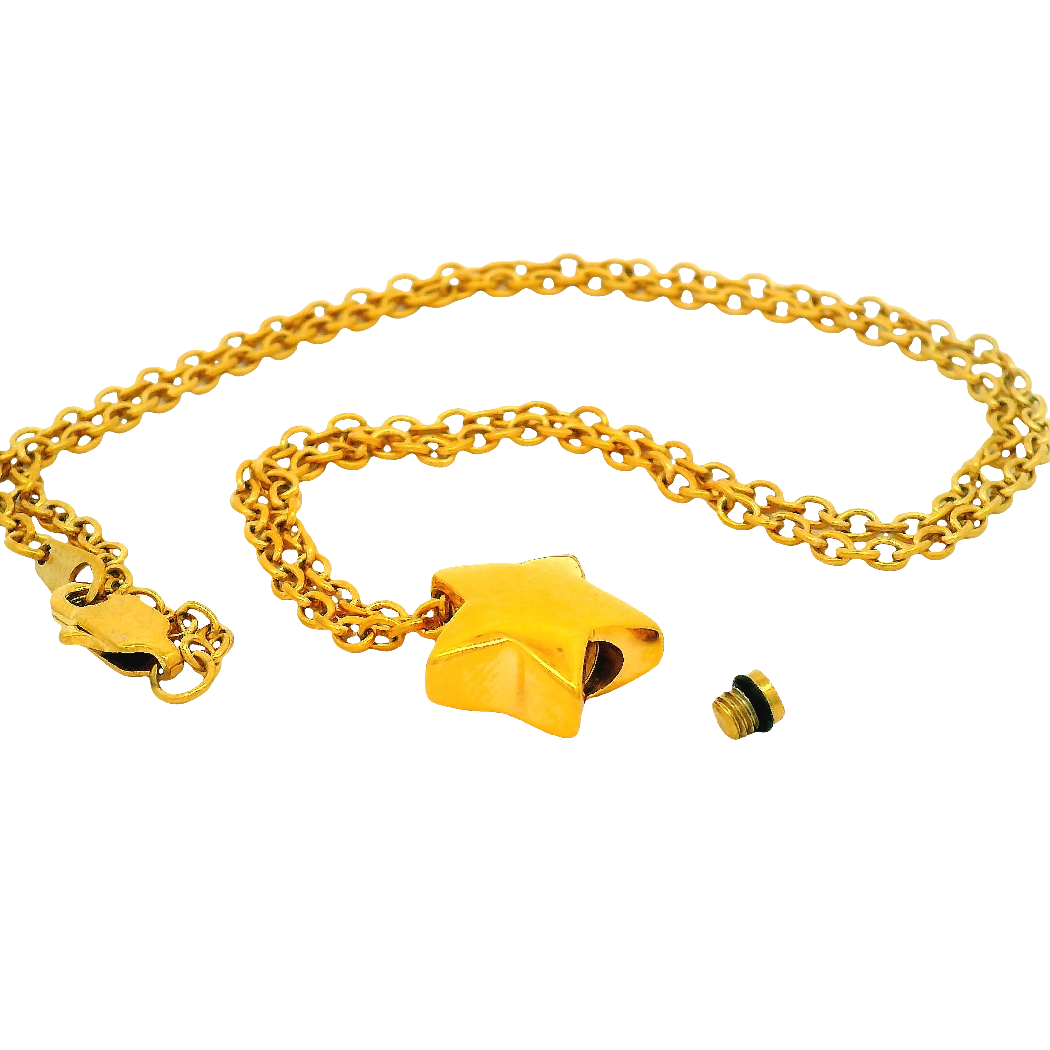 Gold Tiny Star Urn Pendant - Image 4