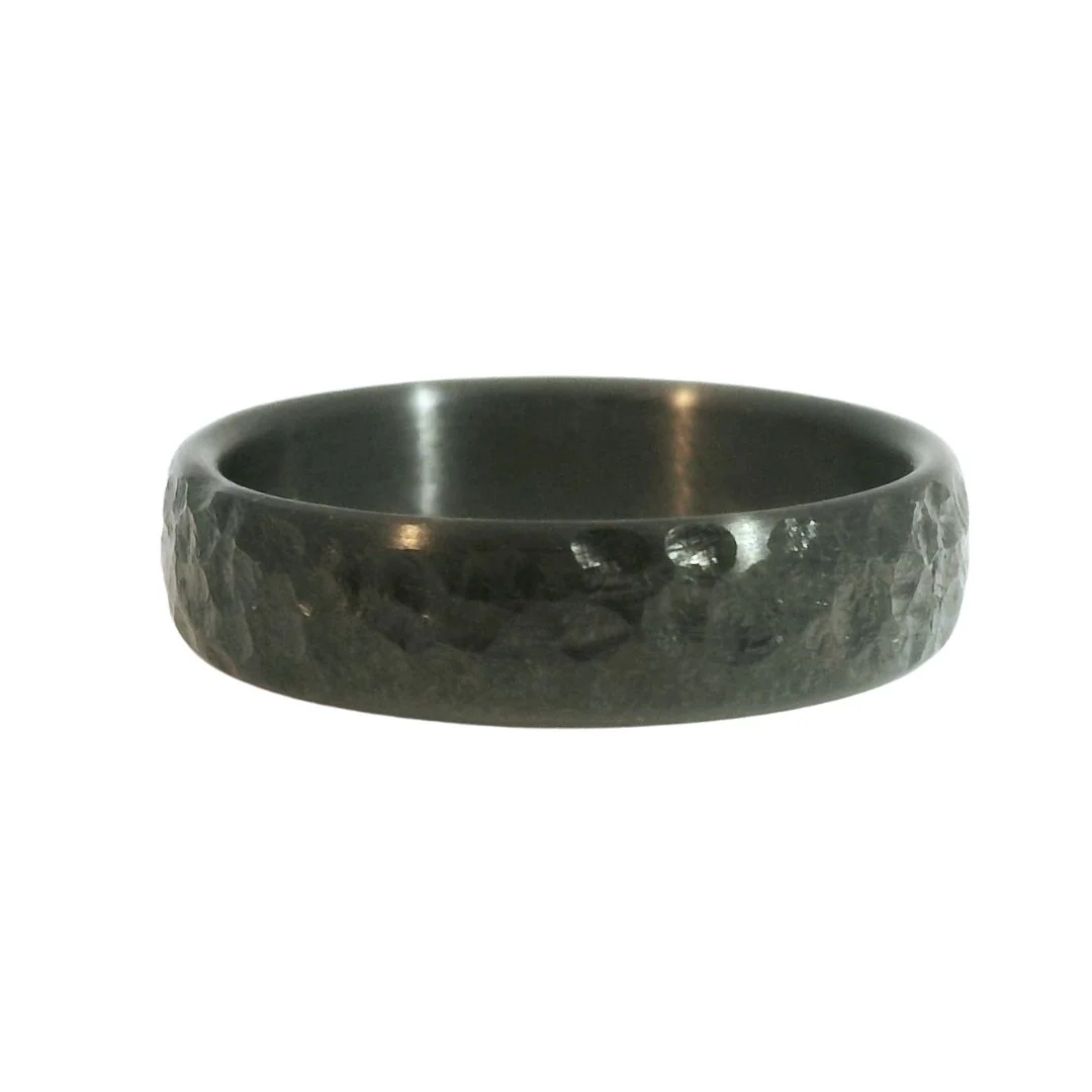 Hammered Zirconium Band - Image 3