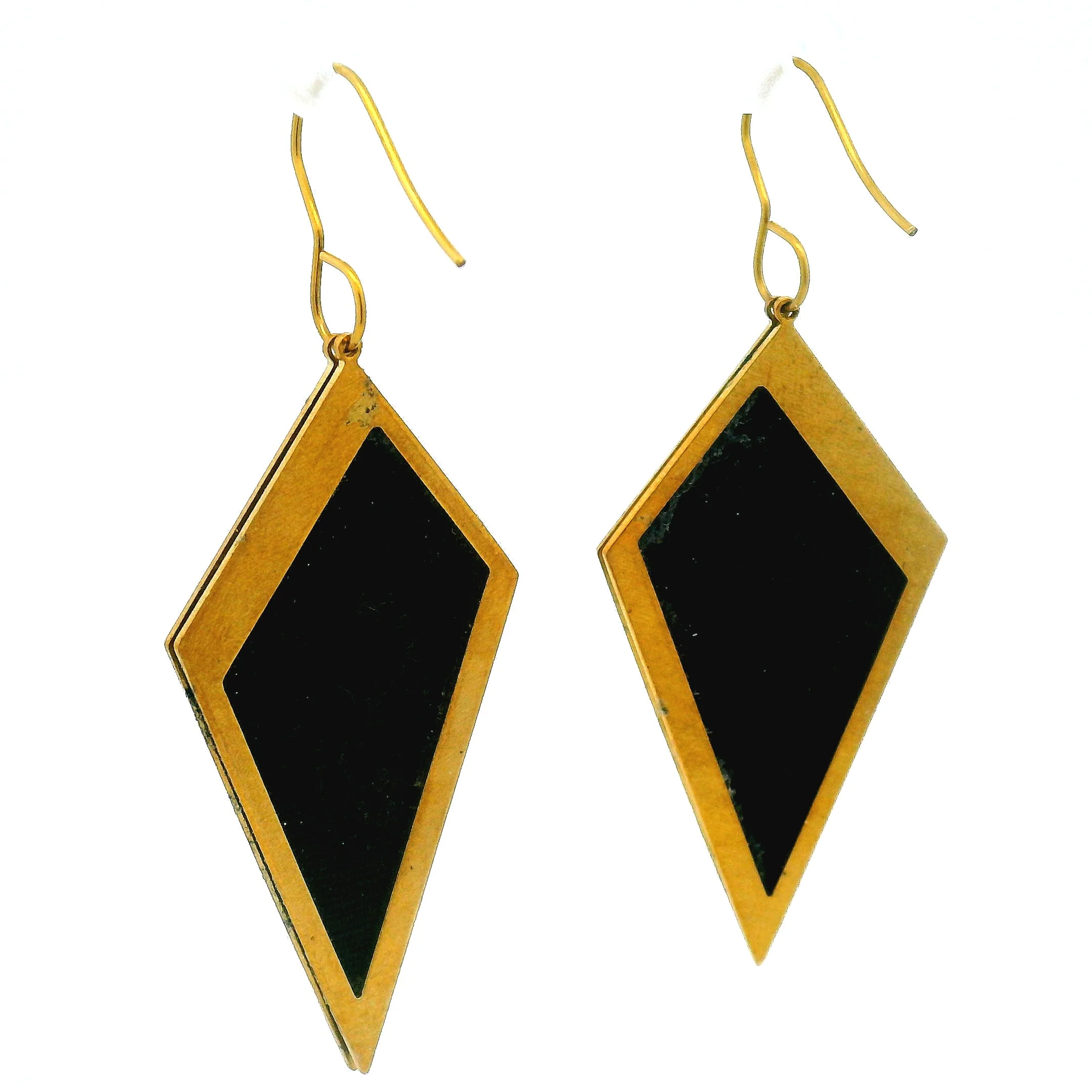 Hand Embroidered Citrus Bloom Earrings - Image 5