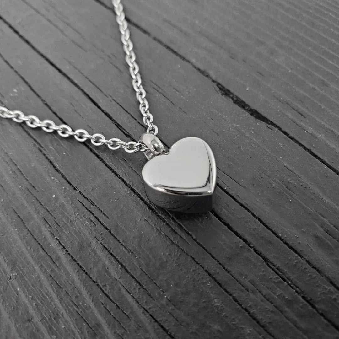 Heart Cremation Urn Necklace - Image 4