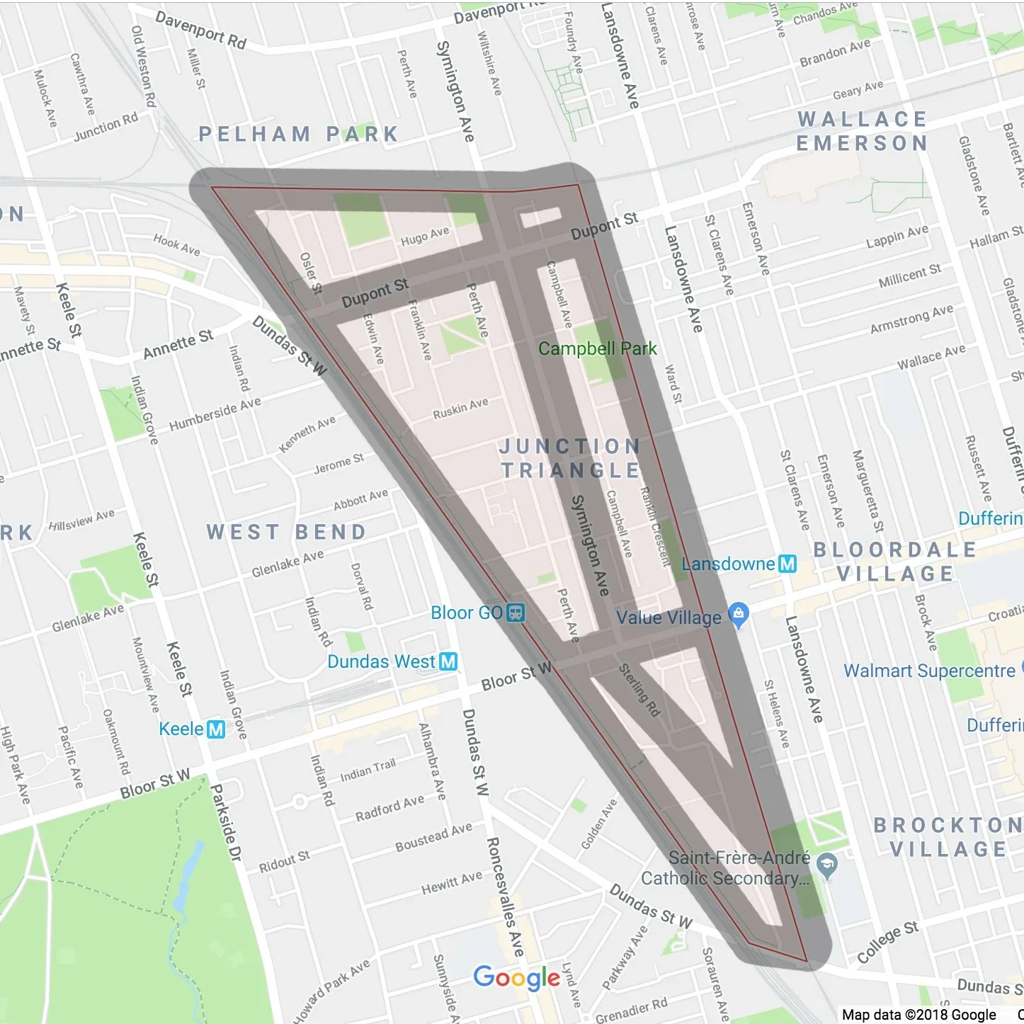 Junction Triangle Map Pendant - Image 2