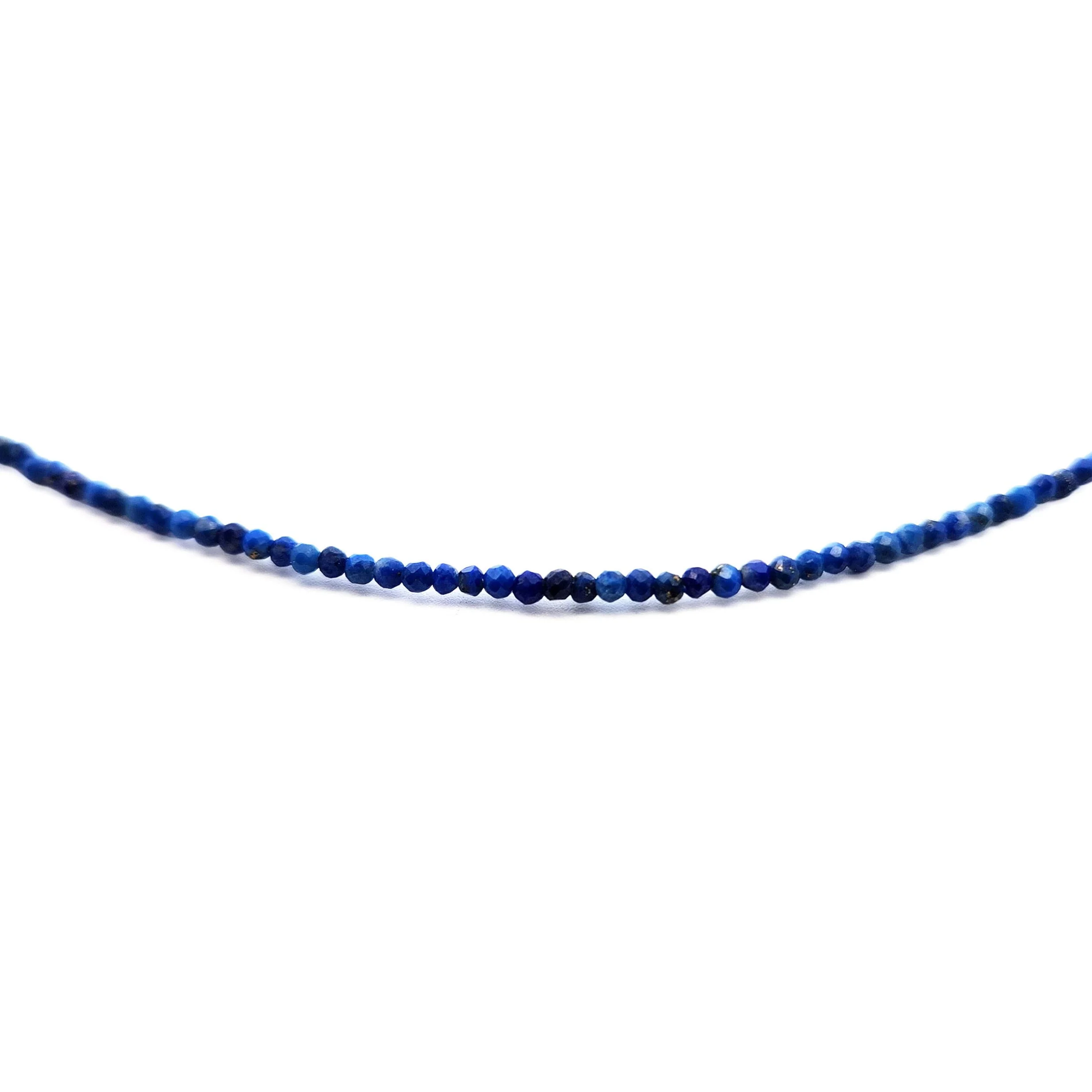 Lapis Mini Beaded Necklace - Image 2