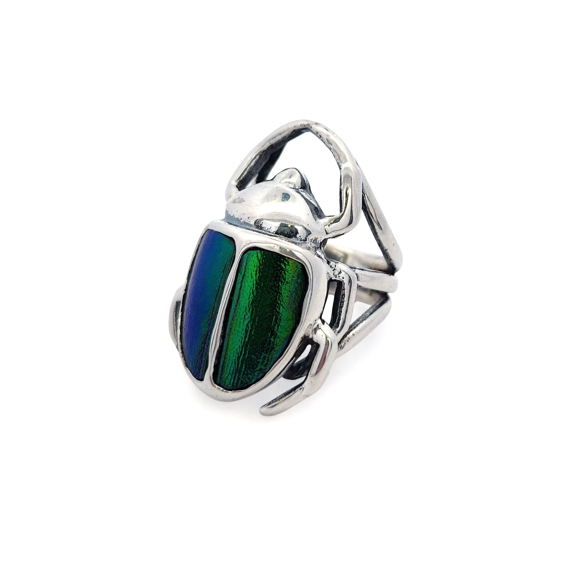 Large Scarab Beetle Elytra Ring