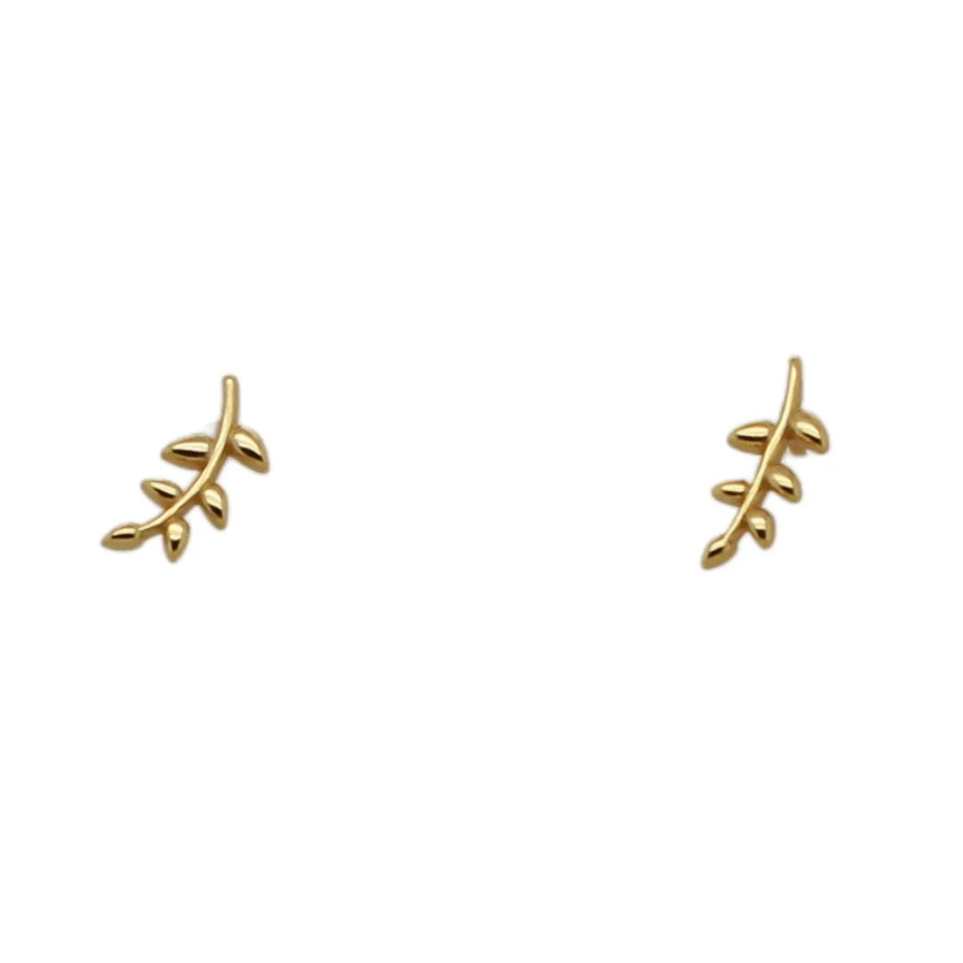 Leafy Laurel Studs - Image 2