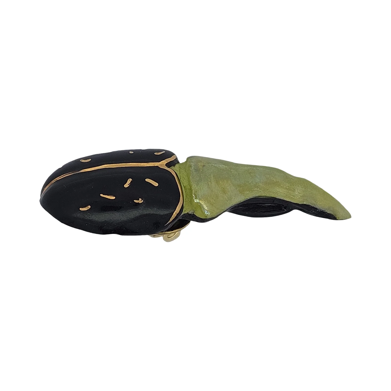 Lime Elephant Beetle Pin - Image 2