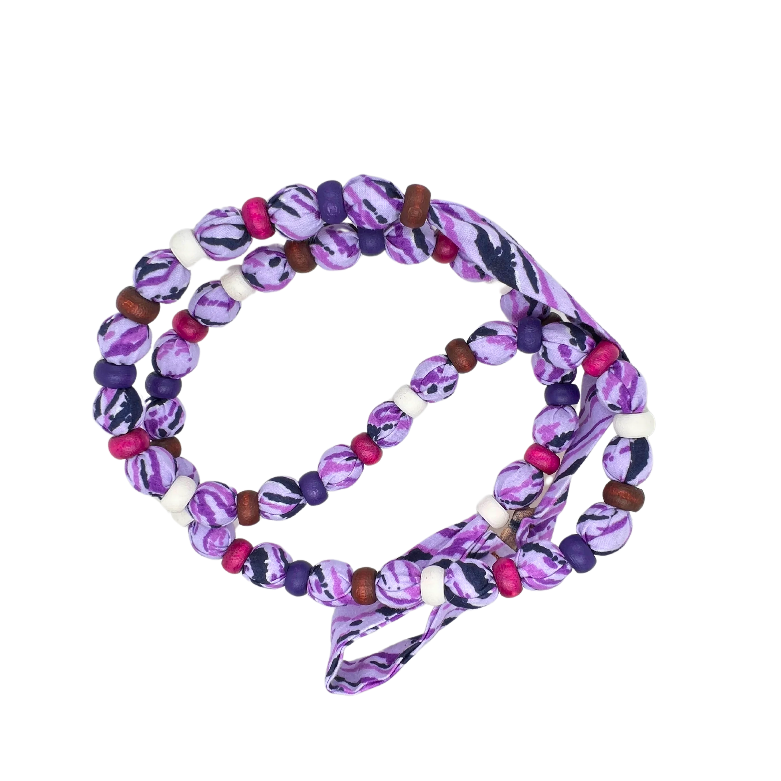 Long Fabric Necklace - Image 2