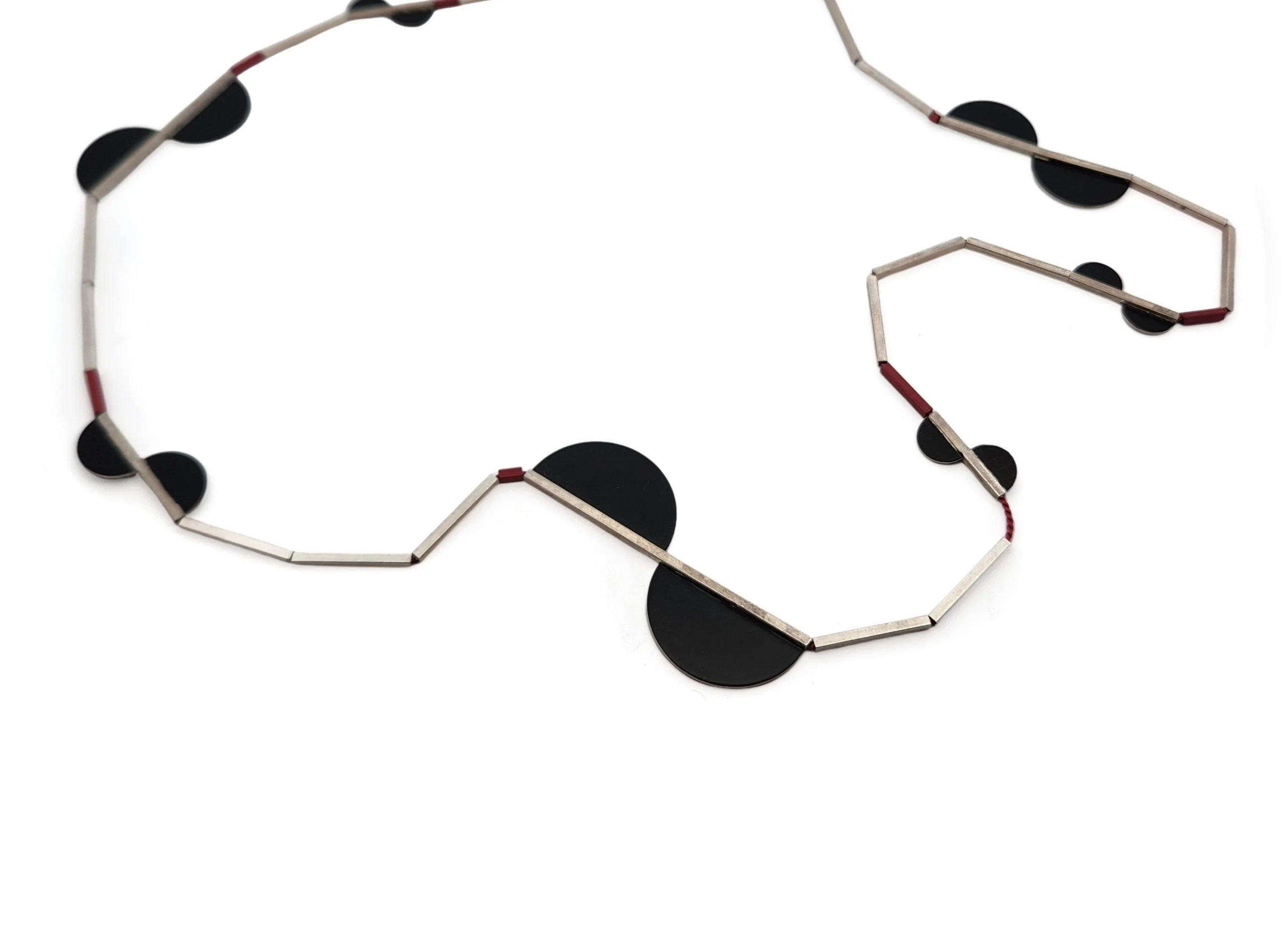Long Modernist Necklace - Image 2