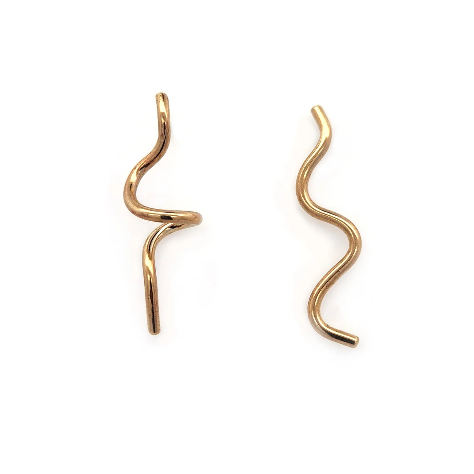 Long Squiggle Studs - Image 2