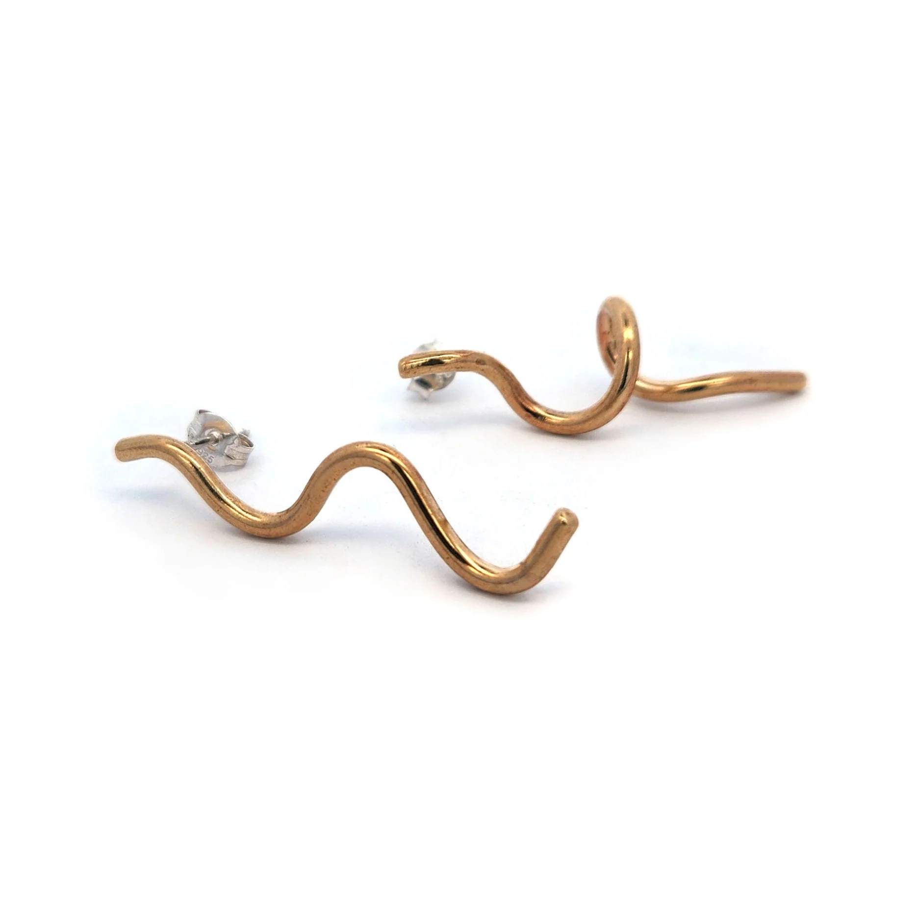 Long Squiggle Studs - Image 3