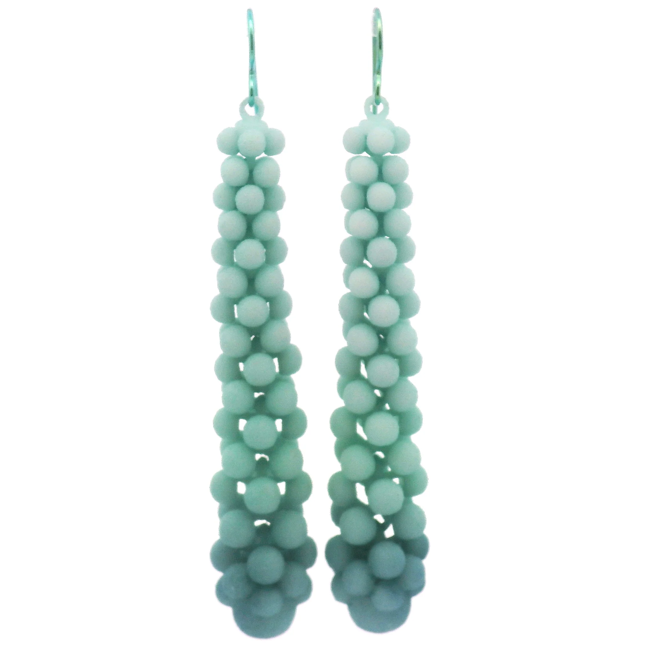 Medium Teal Bubble Earrings