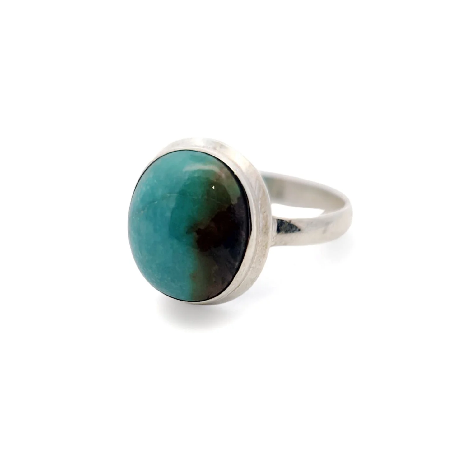 Medium Turquoise Bezel Ring - Image 2